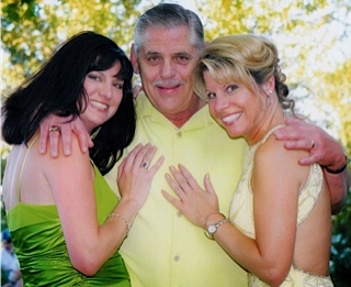 Ed and daughters Sue and Kathy